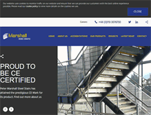 Tablet Screenshot of marshallstairs.com